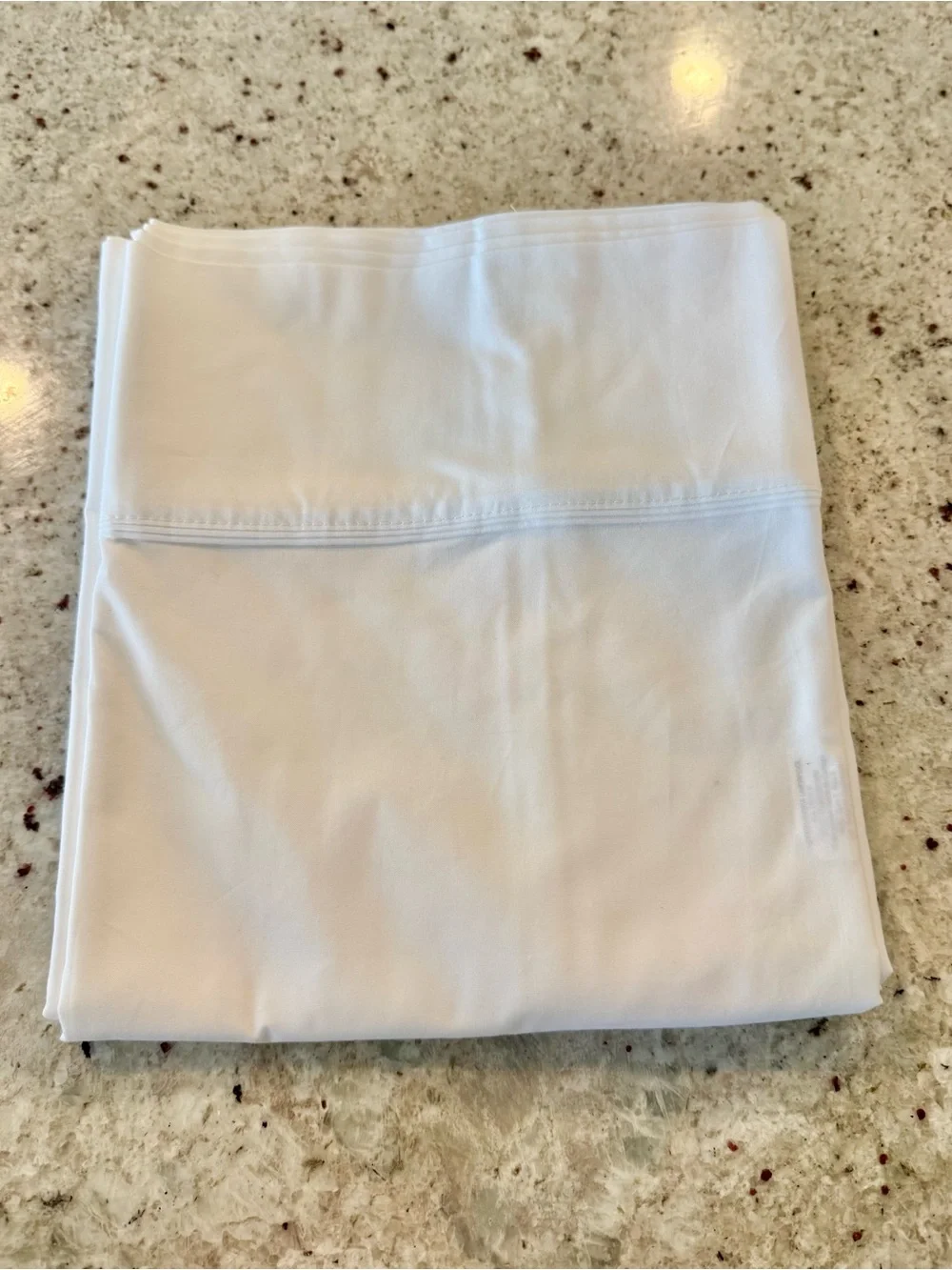 Pottery Barn 400-Thread-Count Organic Percale KING Pillowcase - White (Set of 2)